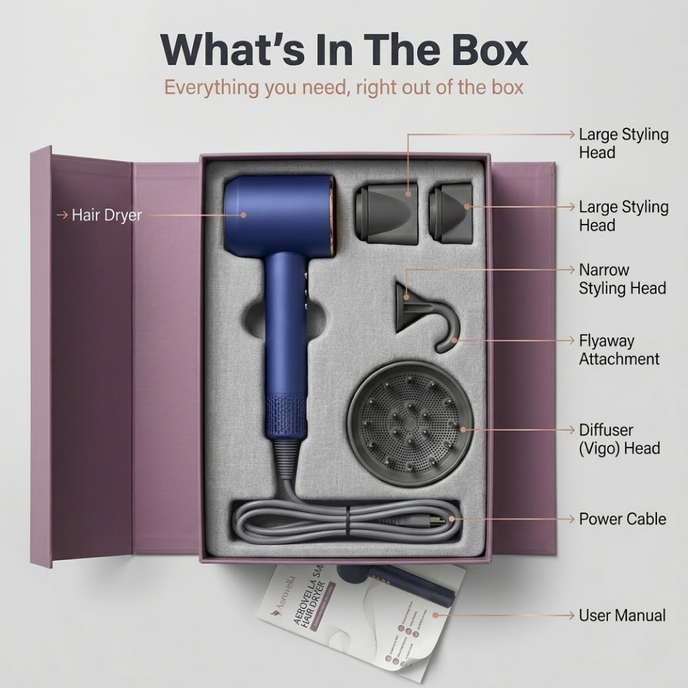 Aerovella Smart Ionic Hair Dryer