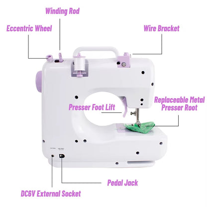 StitchEase Pro 12 – Portable Electric Sewing Machine