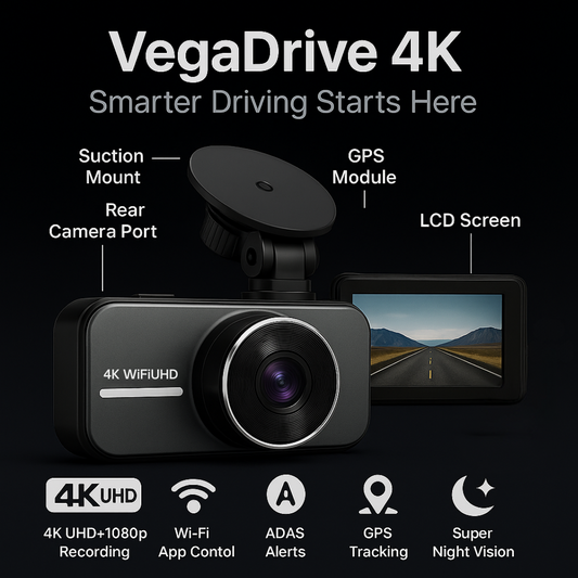 VegaDrive - 4K Full HD Smart Dash Camera